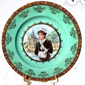 Josef Kuba JKW Bavaria Porcelain Plate Western Germany Portrait “My Fair Lady”